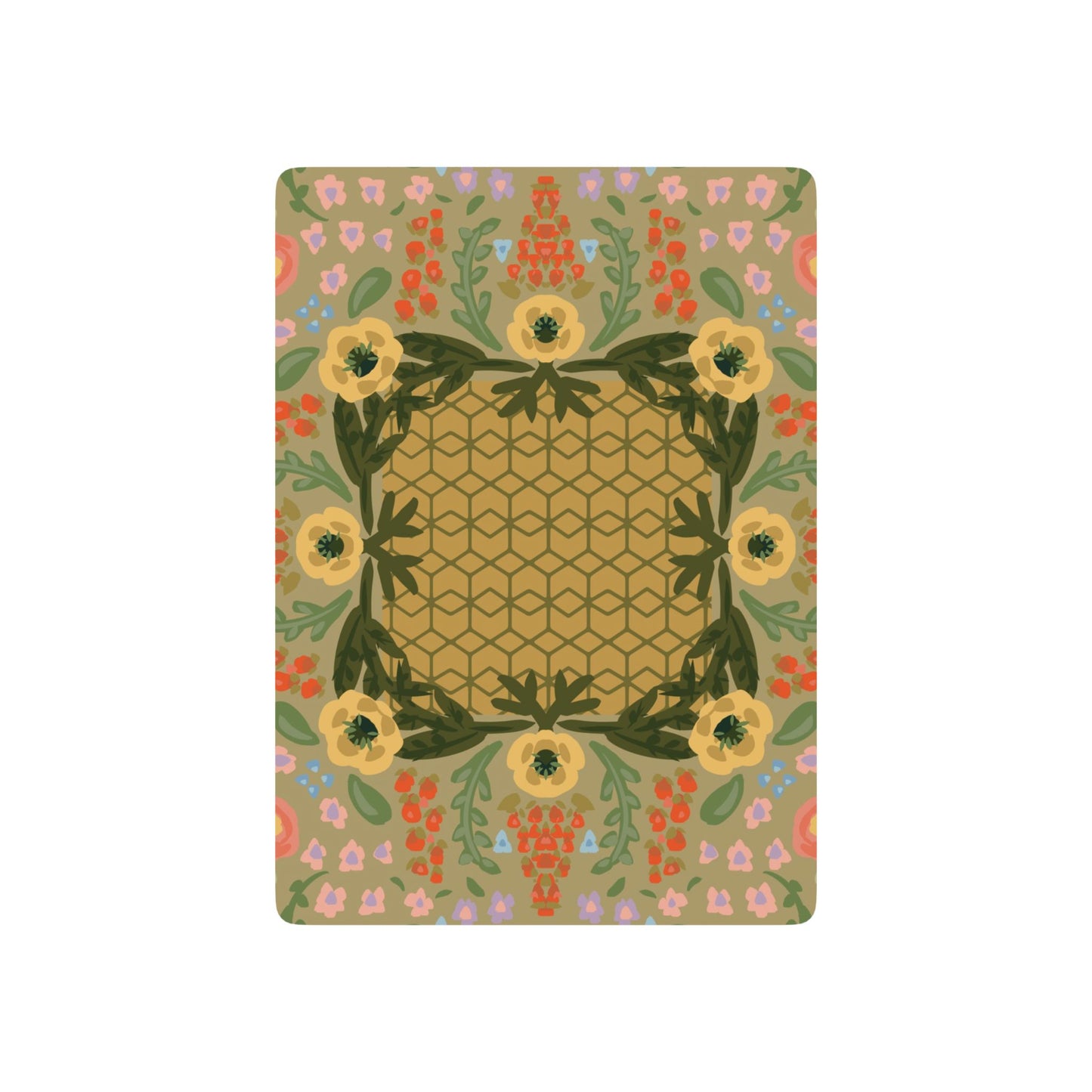 Mahjong Mat Matching- Poker Playing Cards — Decorative Ace of Spades Card Deck