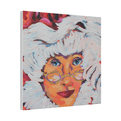 Mrs Claus Matte Canvas, Stretched, 0.75"