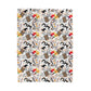 Pocused- white Velveteen Plush Blanket
