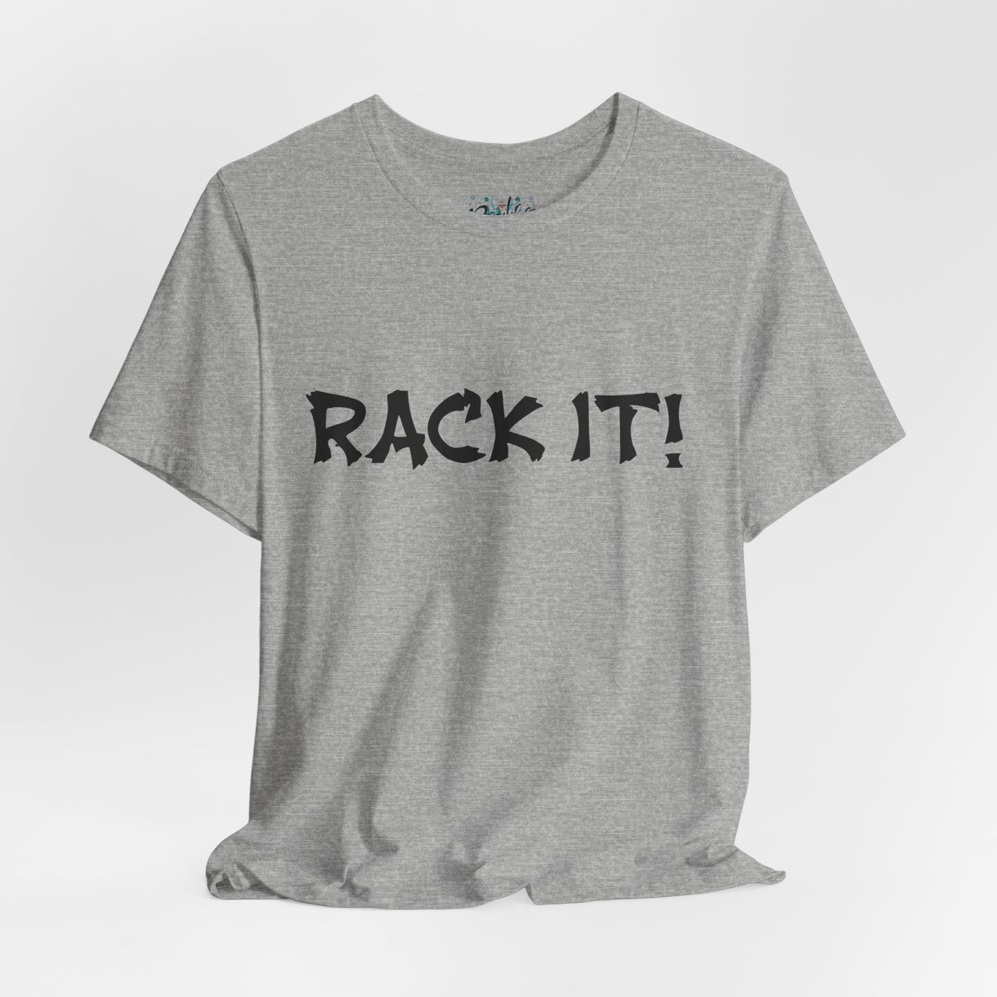 Rack It! Graphic Tee — Casual Statement Shirt for Gamers & Pool Players