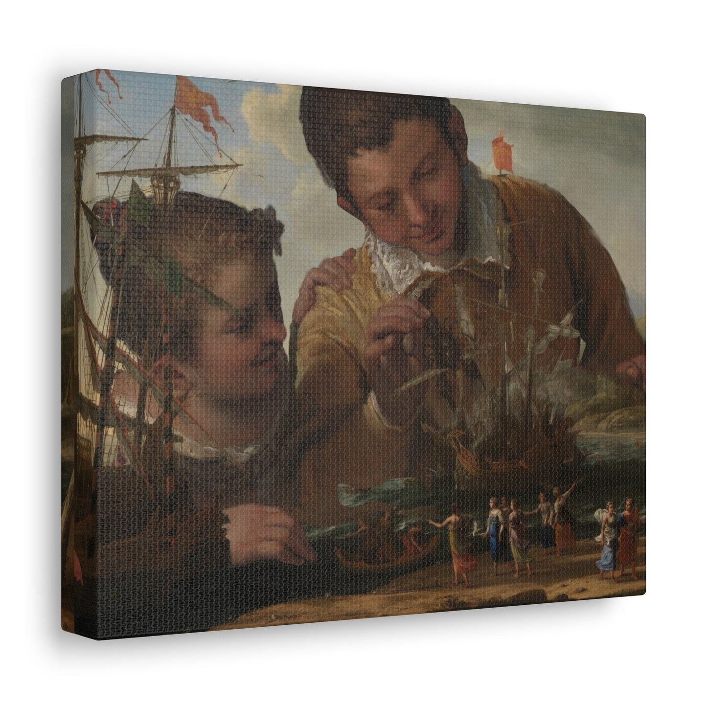 Flea Market Gallery-The Kids are Ornery v2-Canvas Gallery Wraps