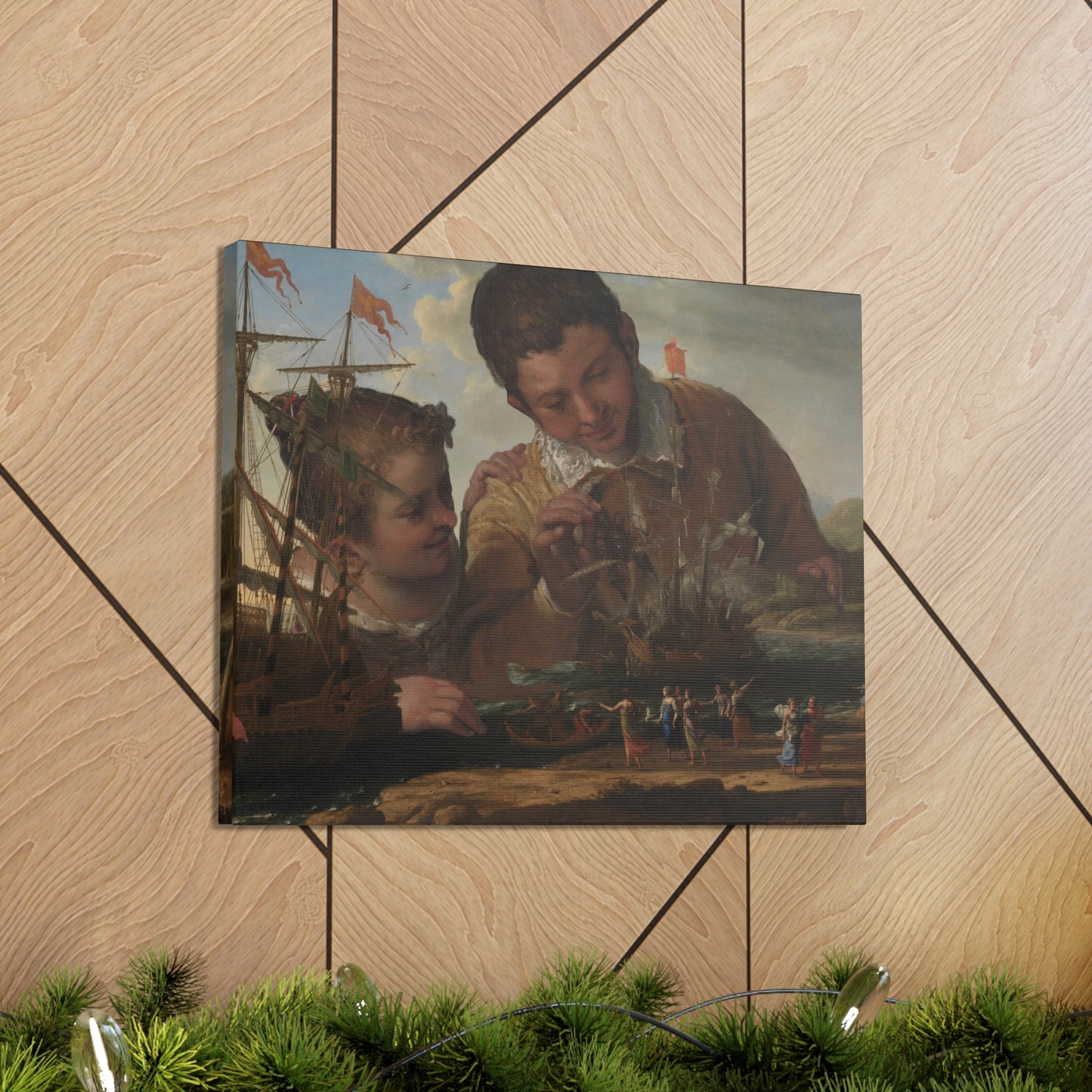 Flea Market Gallery-The Kids are Ornery v2-Canvas Gallery Wraps