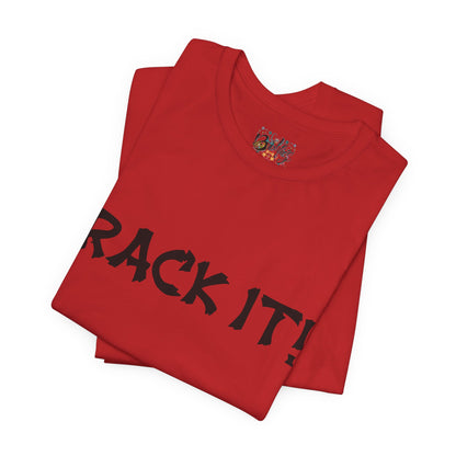 Rack It! Graphic Tee — Casual Statement Shirt for Gamers & Pool Players