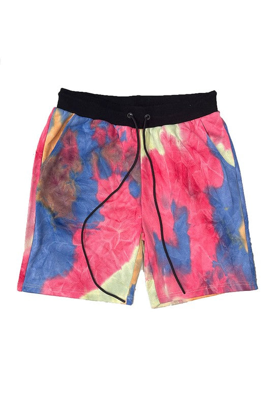 Weiv Mens Tye Dye Sweat Shorts