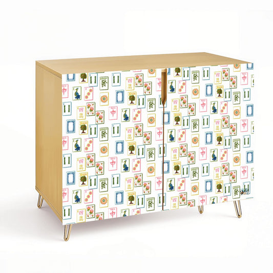 Mahjong Wooden Storage Cabinet (Made in USA)
