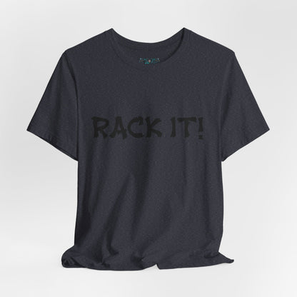 Rack It! Graphic Tee — Casual Statement Shirt for Gamers & Pool Players
