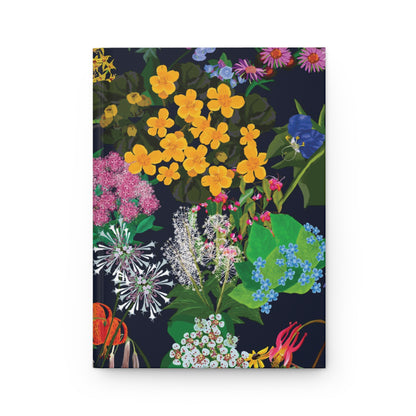 Ohio flowers Hardcover Journal Matte