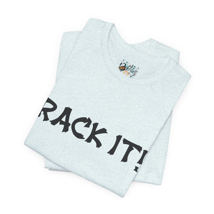 Rack It! Graphic Tee — Casual Statement Shirt for Gamers & Pool Players