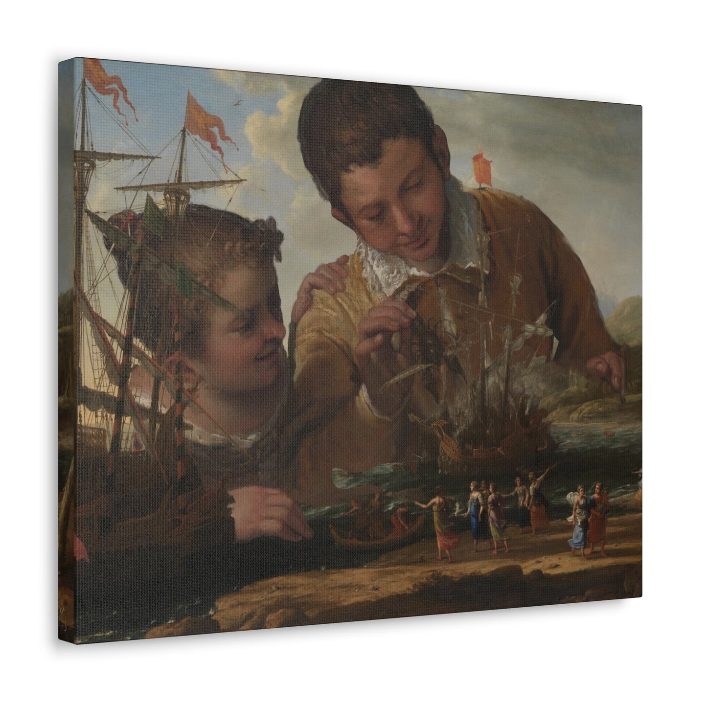 Flea Market Gallery-The Kids are Ornery v2-Canvas Gallery Wraps