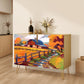 Wooden Storage Cabinet (Made in USA) Childhood