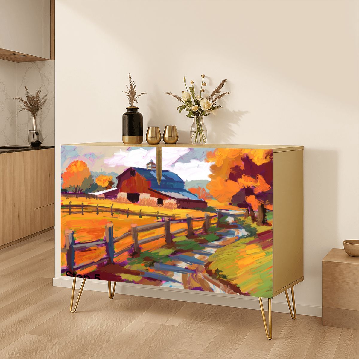 Wooden Storage Cabinet (Made in USA) Childhood