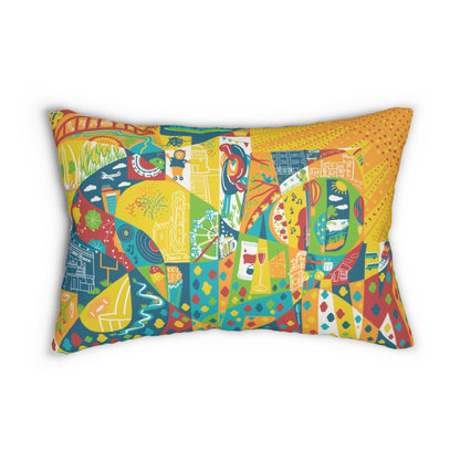 Stark-Spun Polyester Lumbar Pillow