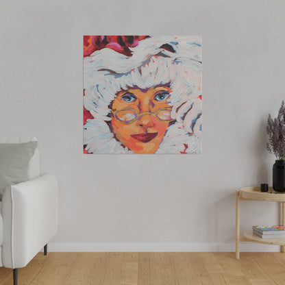 Mrs Claus Matte Canvas, Stretched, 0.75"