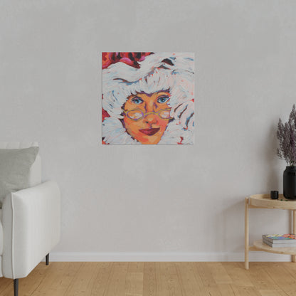 Mrs Claus Matte Canvas, Stretched, 0.75"