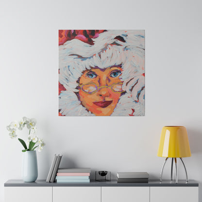 Mrs Claus Matte Canvas, Stretched, 0.75"