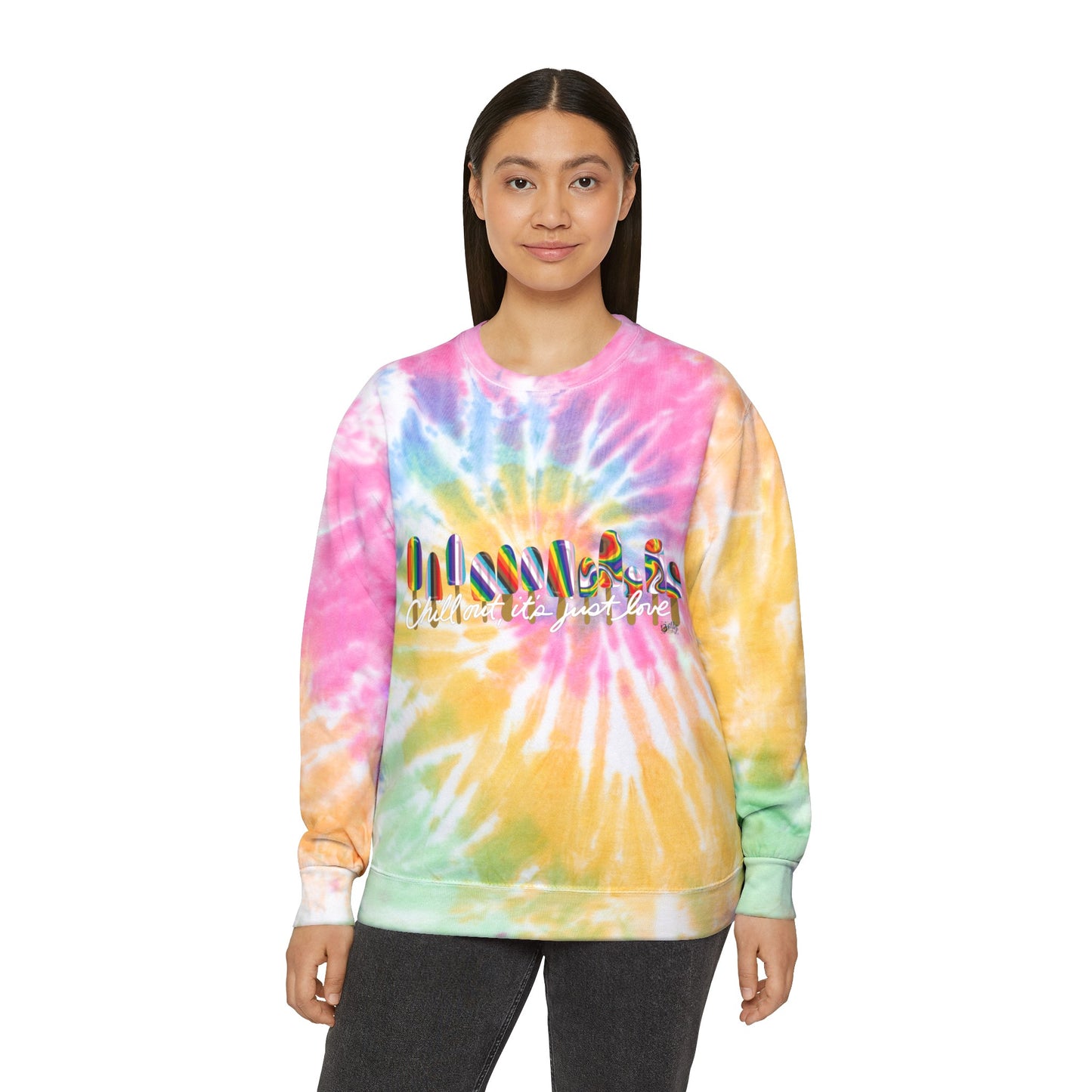 Chill out Unisex Tie-Dye Sweatshirt