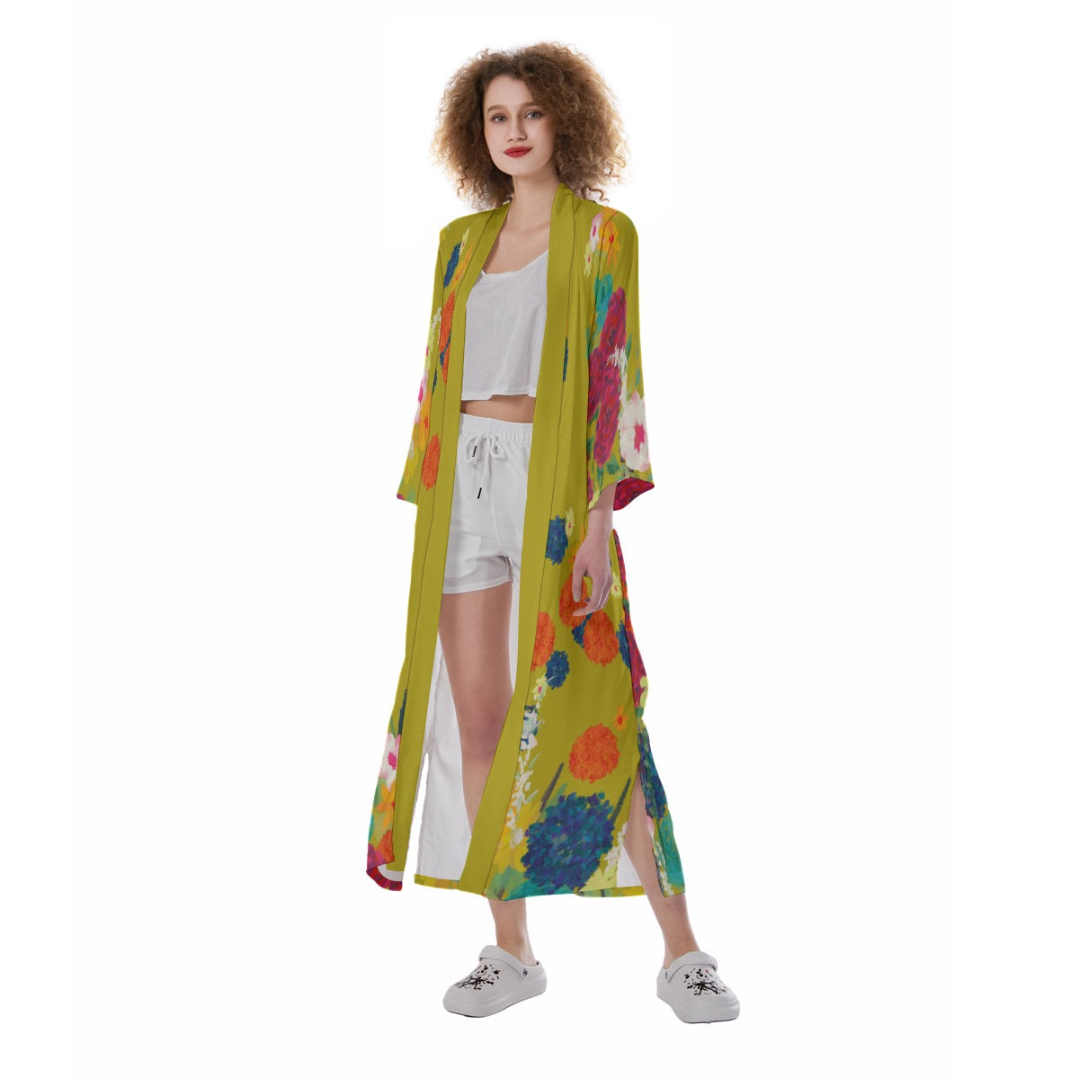 Bloom comfortably Kimono