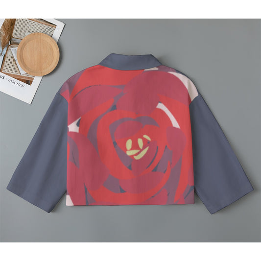 City Blossom Women's Cropped Jacket | 245GSM Cotton