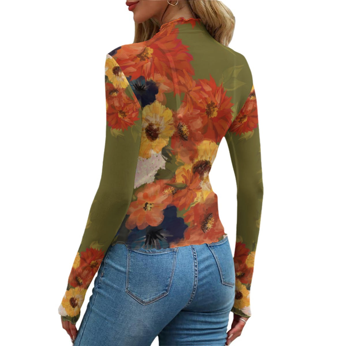 Floral sheer layering top- Selection of patterns