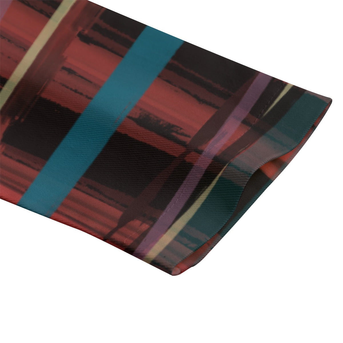 City Stripe and handpainted floral Leisure Blazer | 245GSM Cotton -multi on white base