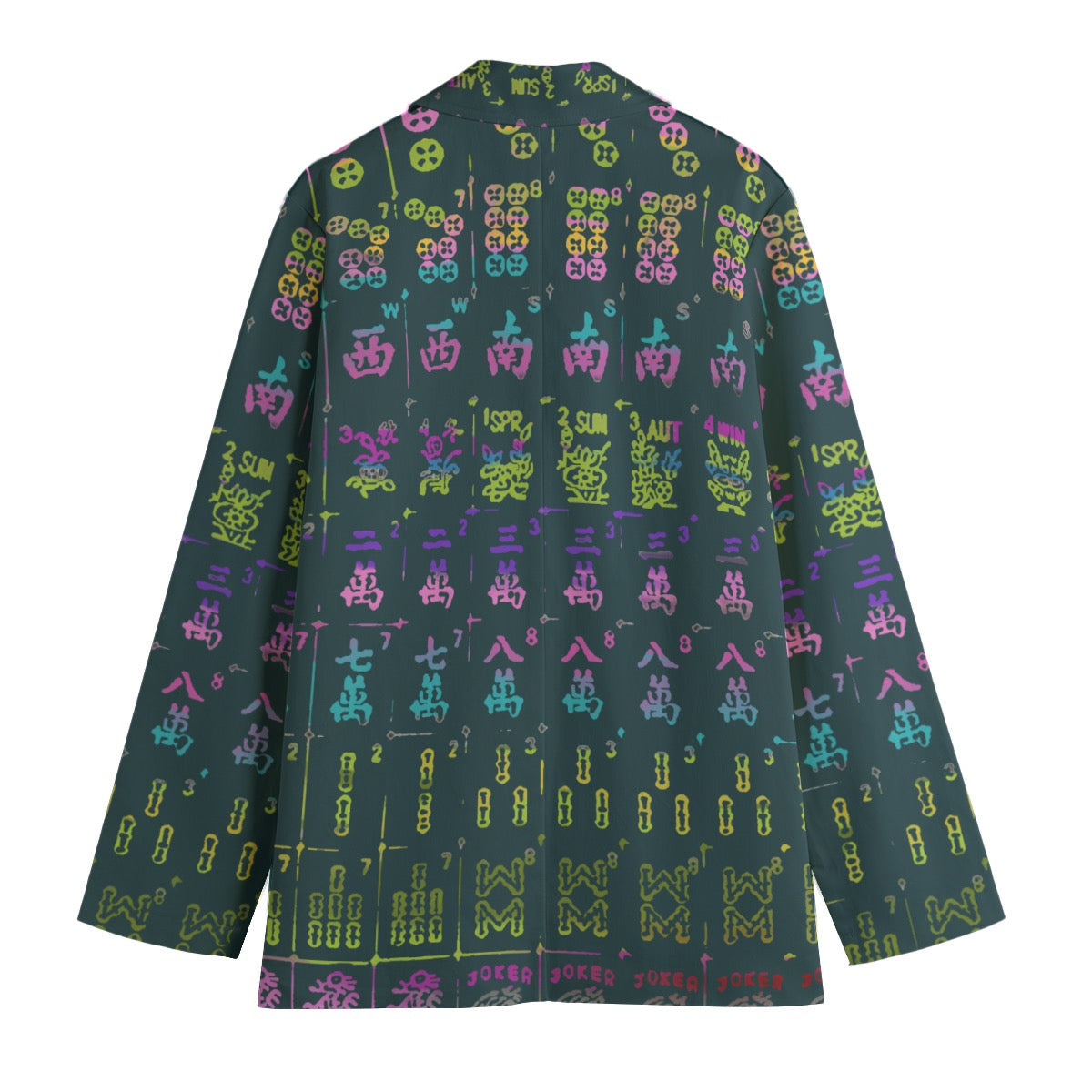 Midnight mahjong blazer