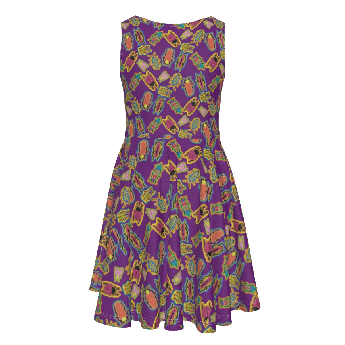 Purple bugging out Sleeveless Child’s dress