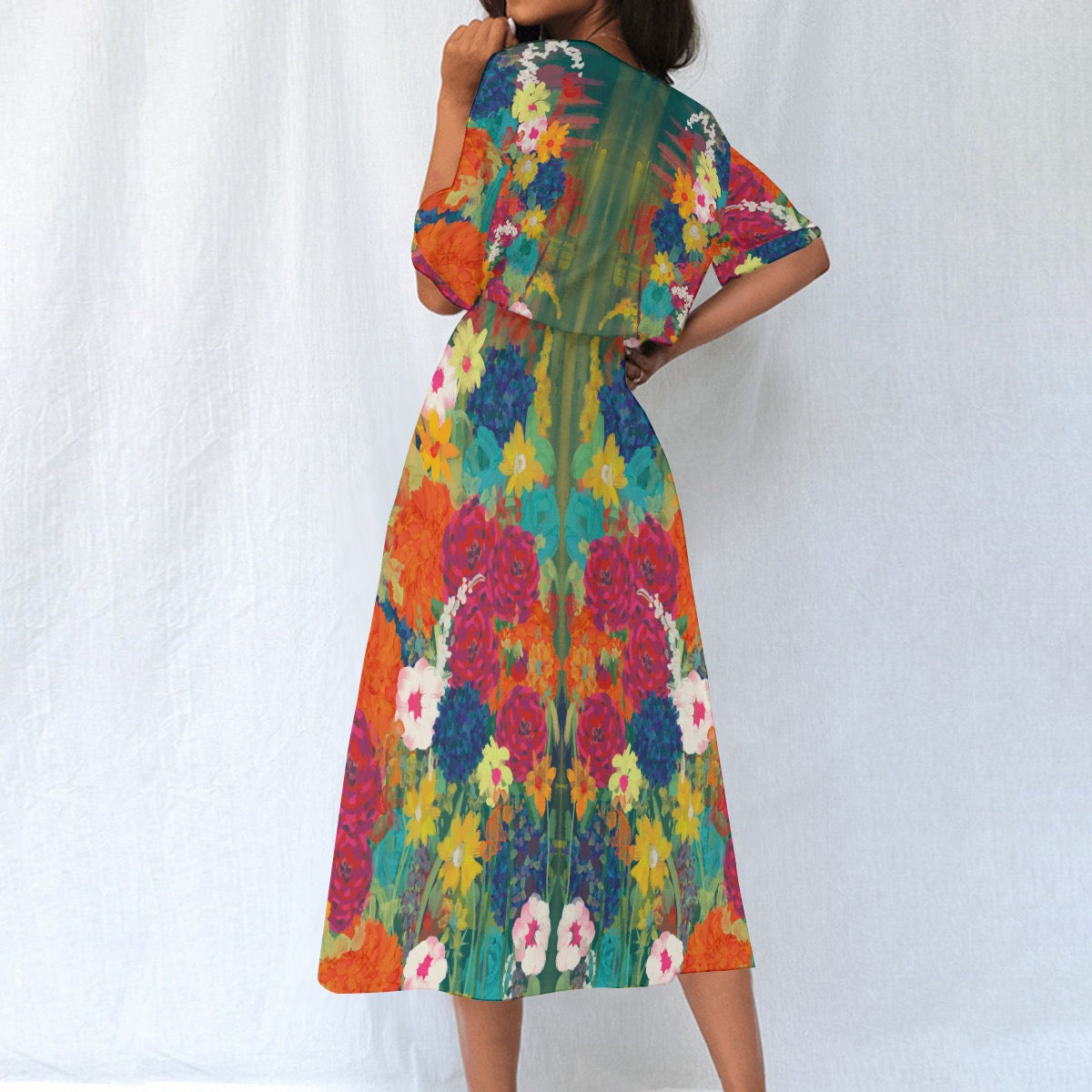 Brewtifully All-Over Print Women's Elastic Waist Dress