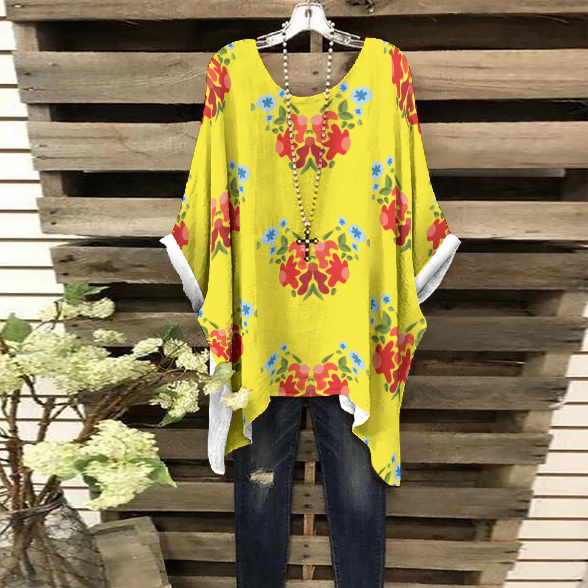 Flowing Batwing top-variety of patterns