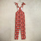 Brewtifully Made Cranes on Red Print Women's Jumpsuit