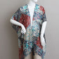 Allover Floral Print Kimono