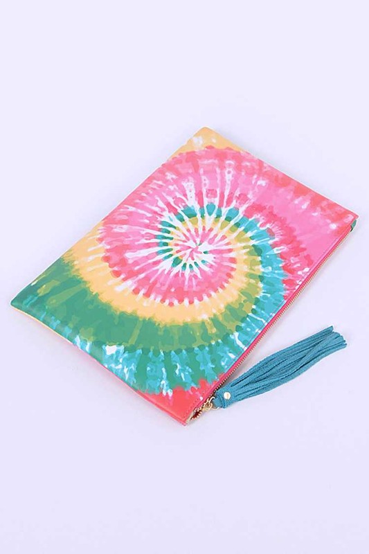 Tie Dye Iconic Envelope Clutch Bag