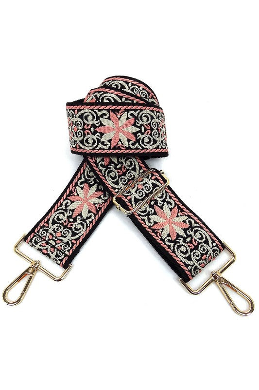 2 Inches Wide Aztec Tribal Pattern Guitar Strap