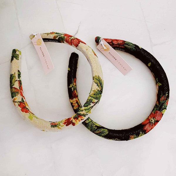 Vintage Garden Floral Headband