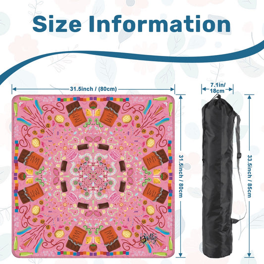 Candy is Dandy - Mahjong Mat 31.5"x31.5" (Ship Rolled up)