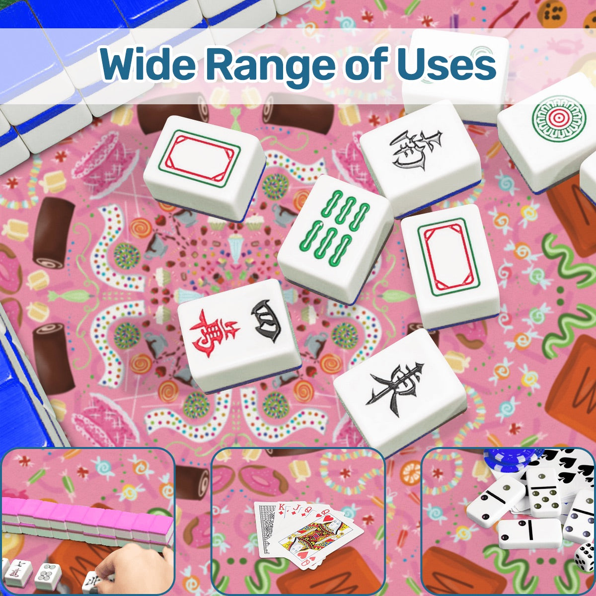 Candy is Dandy - Mahjong Mat 31.5"x31.5" (Ship Rolled up)