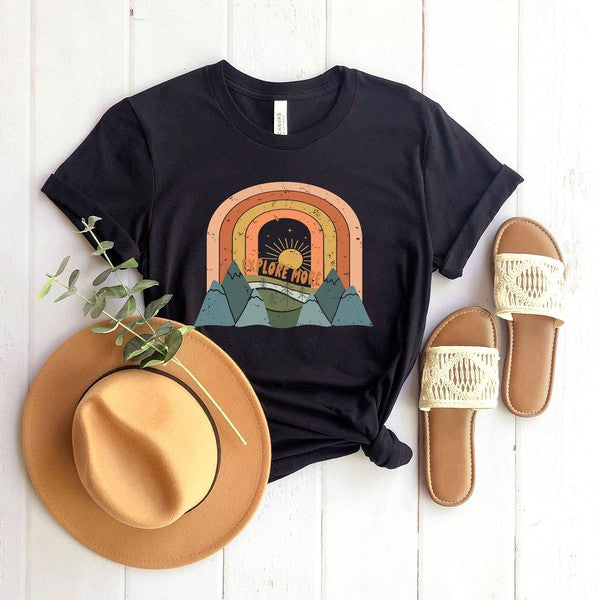 Boho Explore More Short Sleeve Graphic Tee