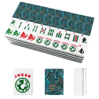 Folkier dragon American Mahjong Tiles