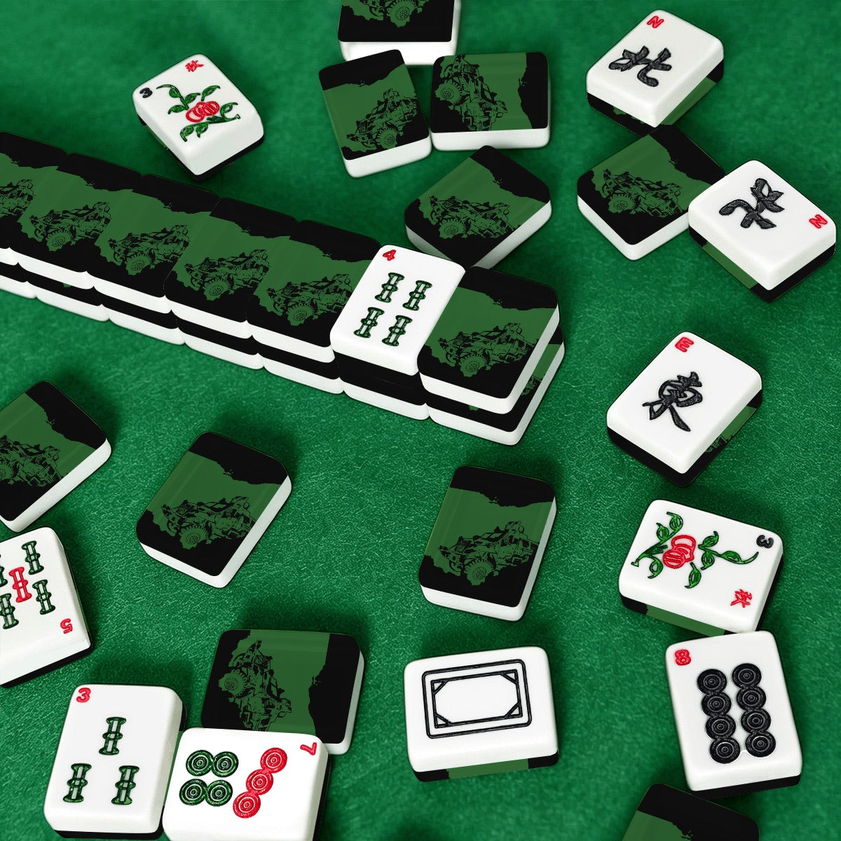 Veteran American Mahjong Tiles