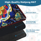 Folk Birds in 4 color options Mahjong Mat 31.5"x31.5" (Ship Rolled up)