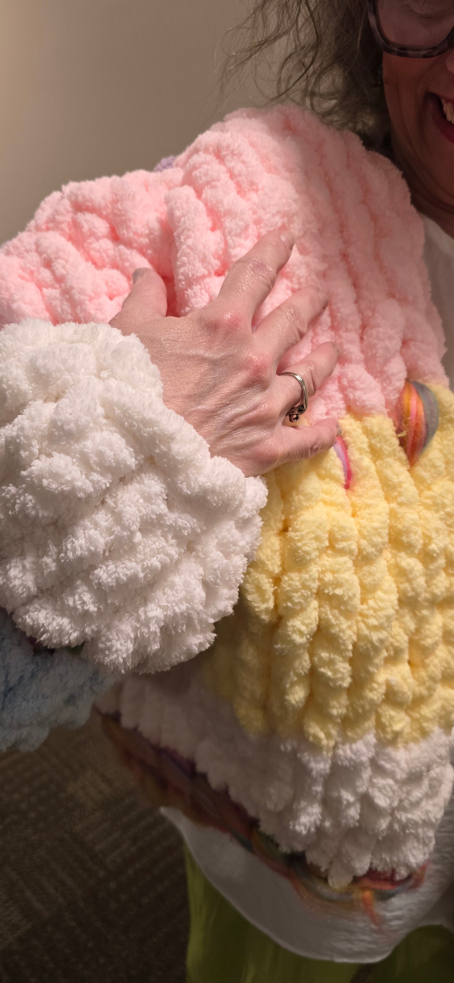 One on one Hand-Knit Sweater