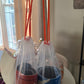 Custom Clear Drawstring Mahjong Mat bags -Shipping 6/20/26