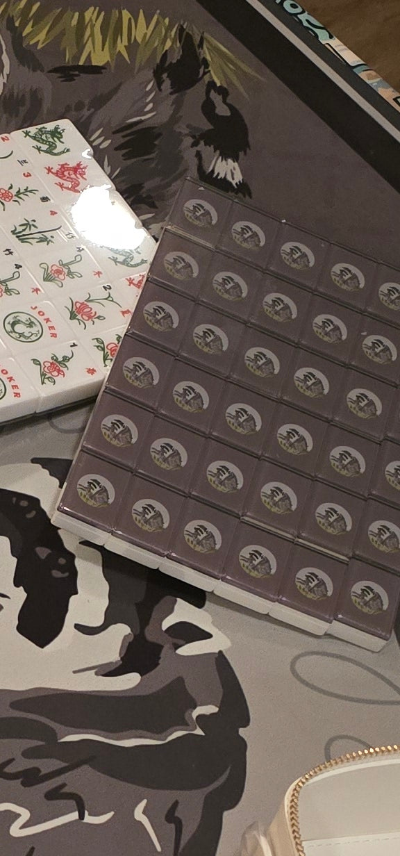Jimothy mahjong set- includes donation to PAWS- local Seattle area pick up only