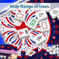 Patriotic 2026 Mahjong Mat 31.5"x31.5" (Ship Rolled up)