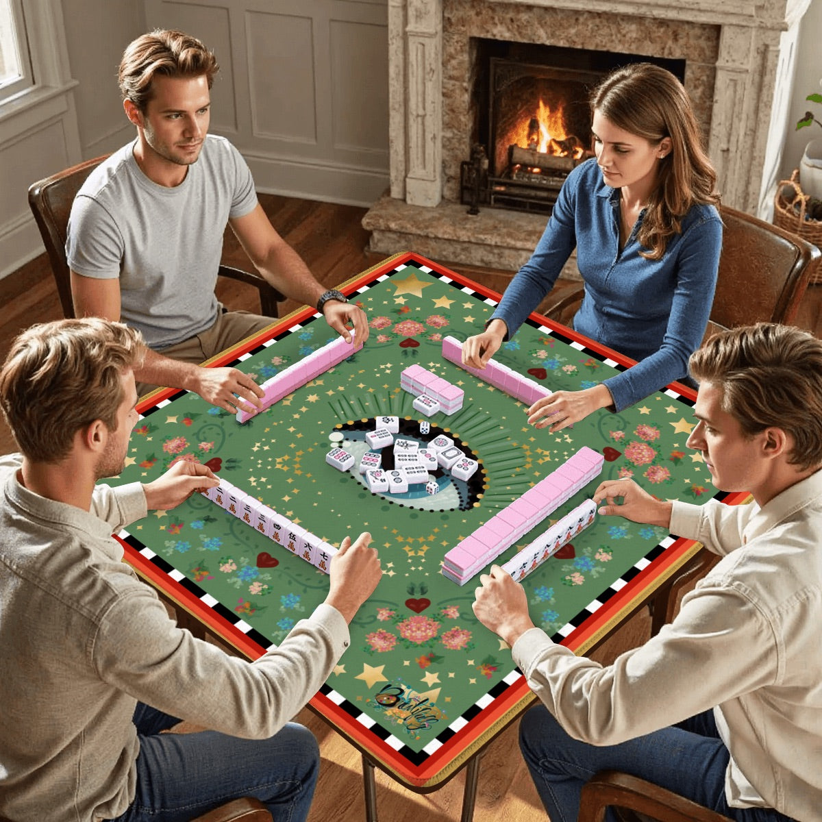Stay Weird - Mahjong Mat 31.5"x31.5" (Ship Rolled up)