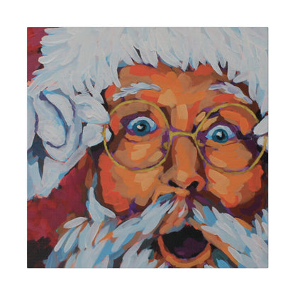 Mr Claus Matte Canvas, Stretched, 0.75"