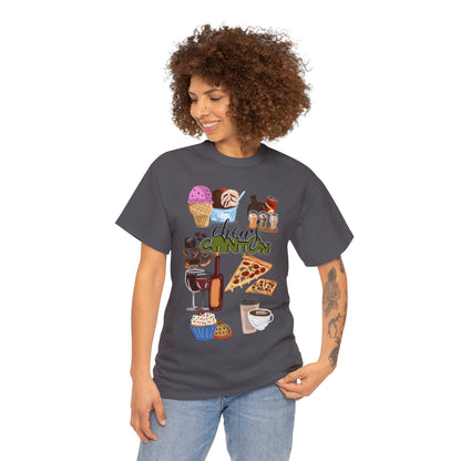Chews Canton - foodie Unisex Heavy Cotton Tee
