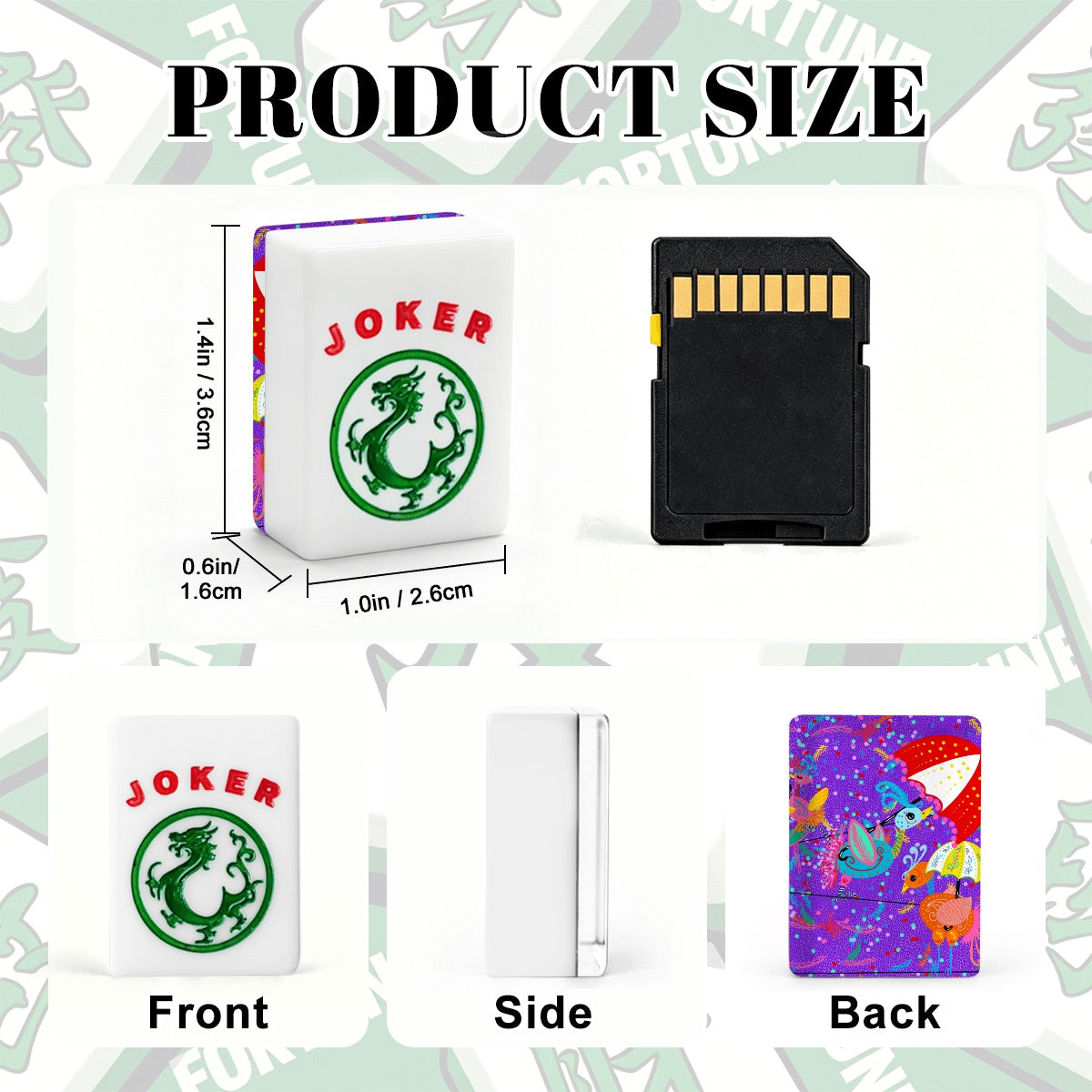 Bird on a wire American Mahjong Tiles