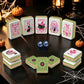 Witch's Familiar yarn knots and cats Halloween Mahjong Tiles