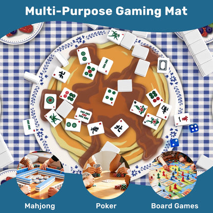 Breakfast is Butter with Mahjong Mahjong Mat SleekSurface