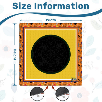 Mahjong Mat SleekSurface Halloween Sistas orange